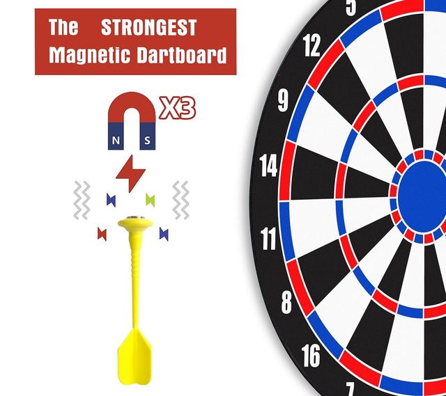 Round Magnetic Dart Game- Box 0xc0035f8978 (Assorted)
