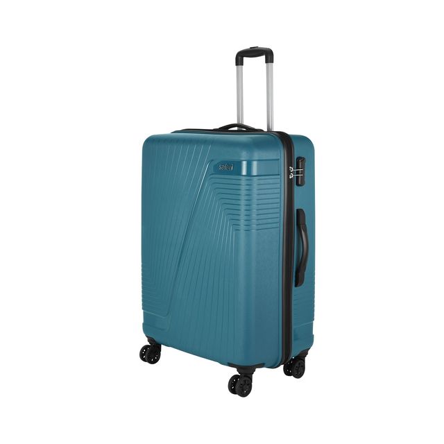 Buy Safari Textured ABS and Polycarbonate Telescopic Trolley Bag