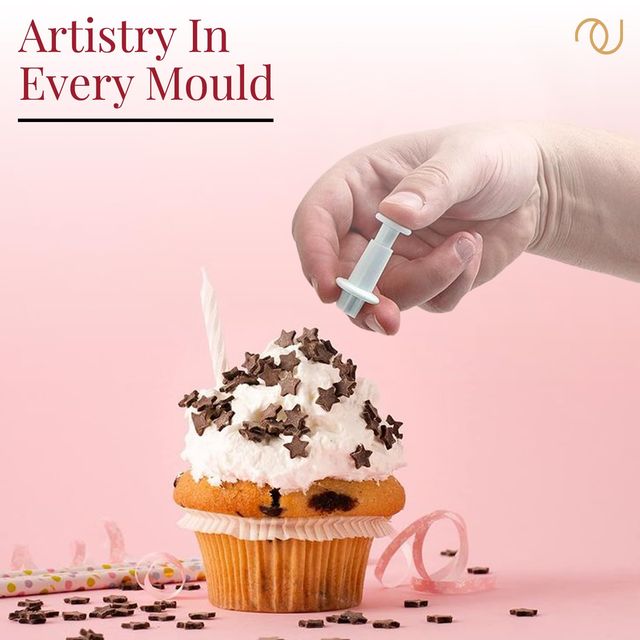 Frenchware Cake Making | Cookie Moulds, Fondant Tools, Food Grade ABS, for Baking & Decor