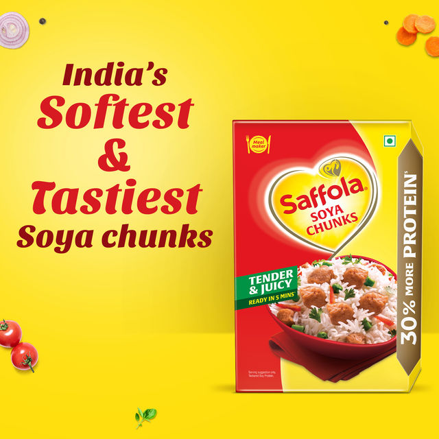 Saffola Soya Chunks Mealmaker 200 g Combo