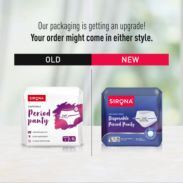 Whisper Super Absorbent Period Panties | L-XL
