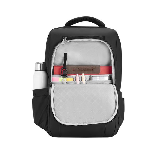Safari Unisex Solid Polyester 32 L Laptop Backpack | Black - One Size