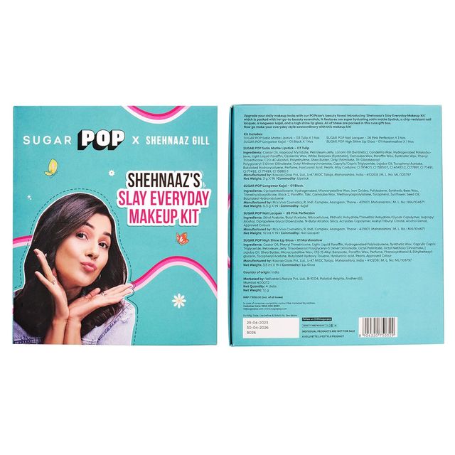SUGAR POP Shehnaaz's Slay Everyday Makeup Kit