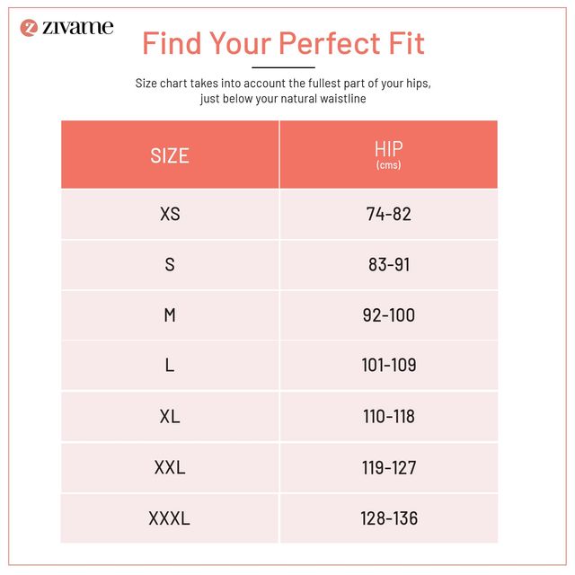 Zivame Women's Tummy Control Midwaist Boyshort | Black - S