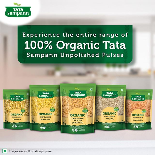 Tata Sampann Organic Toor /Arhar Dal