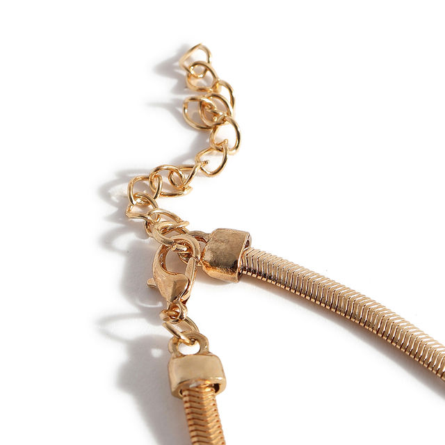 Sohi Green Drops Dainty Necklace