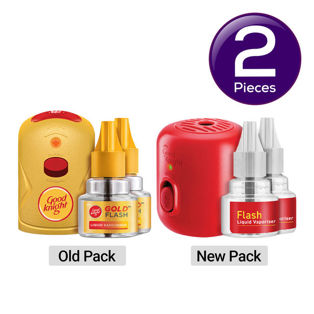 Goodknight Flash Liquid Vaporizer, Mosquito Repellent - Combo Pack 90 ml Combo