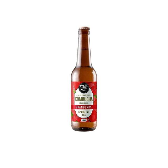 Toyo Kombucha Cranberry Kombucha 330 ml X 3 Combo