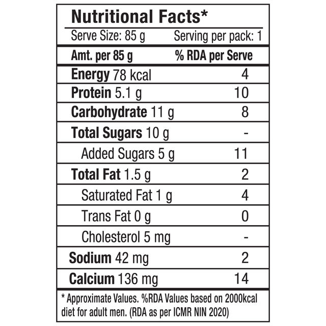 Epigamia Greek Yogurt- Alphonso Mango 85 g Combo