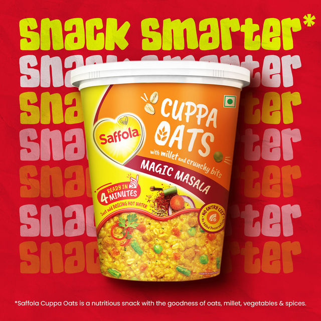 Saffola Cuppa Oats - Magic Masala | No Maida | No Added Preservatives