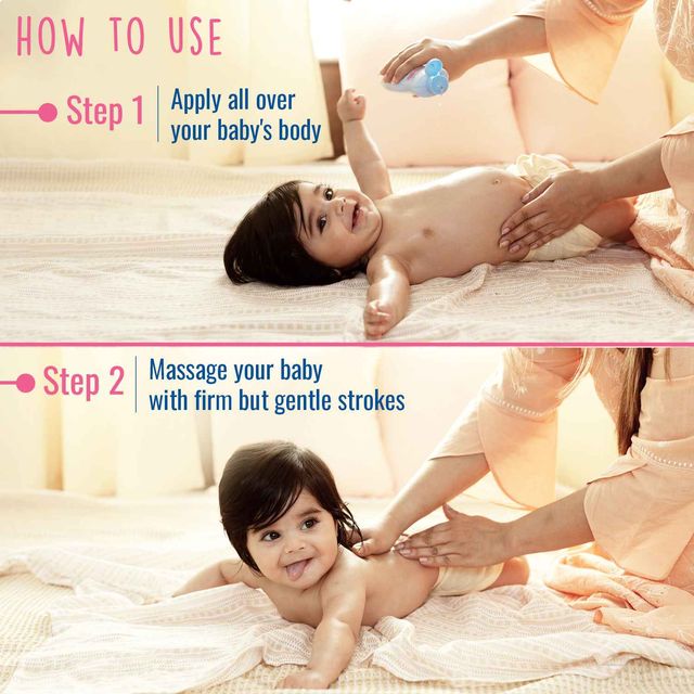 Parachute Advansed Baby Massage Oil For New Born 100% Virgin Coconut Oil Growth Vitamin E