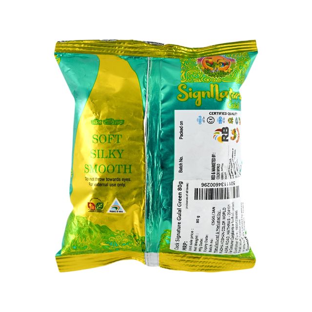 Cock Signature Holi Gulal - Green