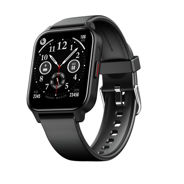 boAt Wave Magma Smartwatch | 1.96" Display | BT Calling - Charcoal Black