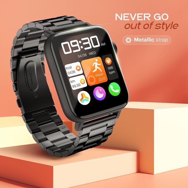 Noise ColorFit Vivid Call 2 Smartwatch with Bluetooth Calling | 1.85" Display | IP68 Waterproof - Space Blue