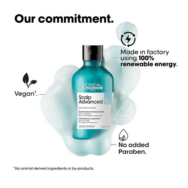 L’Oréal Professionnel Scalp Advanced Anti-Dandruff Dermo-Clarifier Shampoo Removes Dandruff