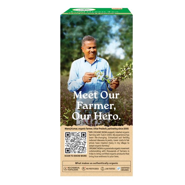 Organic India Tulsi Organic Classic Green Tea