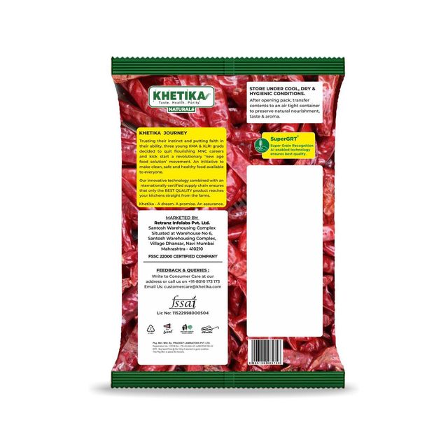 Khetika Chilli Whole Stemless