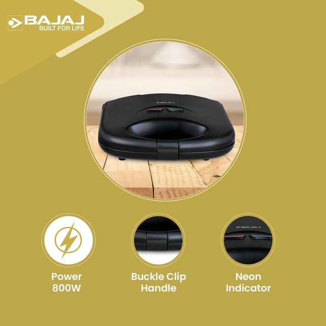 Bajaj Sandwich Grill Toaster New Swx 400