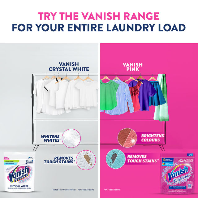 Vanish WHite Detergent Powder | Chlorine Bleach Free