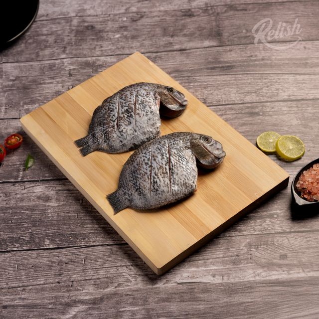 Relish Pearl spot Whole & Cleaned 2 Pcs