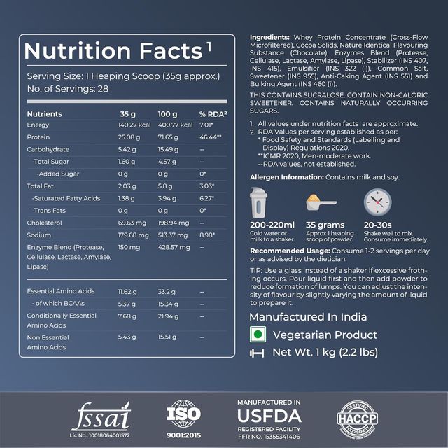Nutrabay Gold Concentrate Whey Protein Rich Chocolate Creme