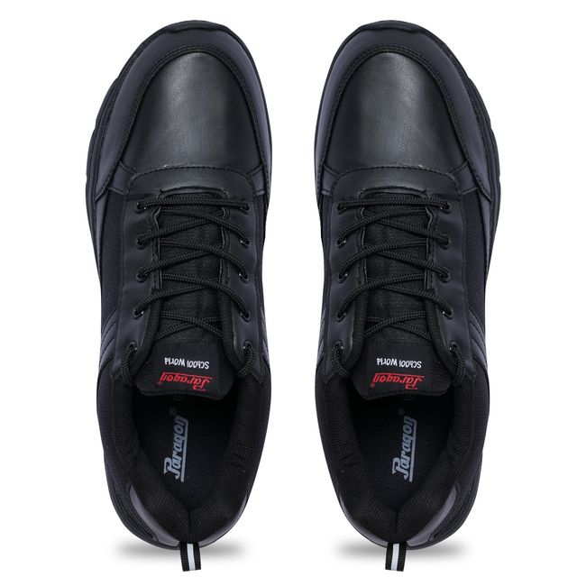 Paragon Boys School Shoes With Lace - UK 2 | Comfortable and Lightweight