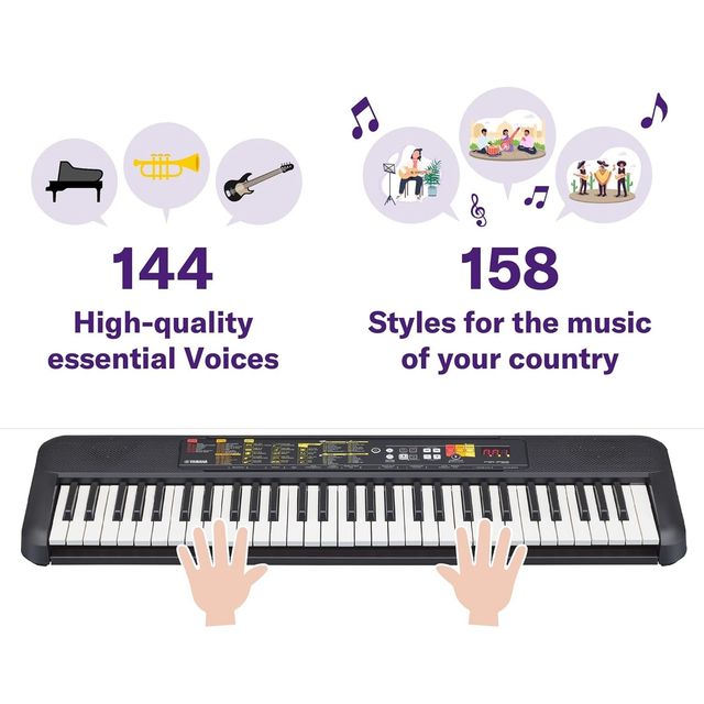Yamaha Psr-f52 Portable Keyboard With 61 Keys