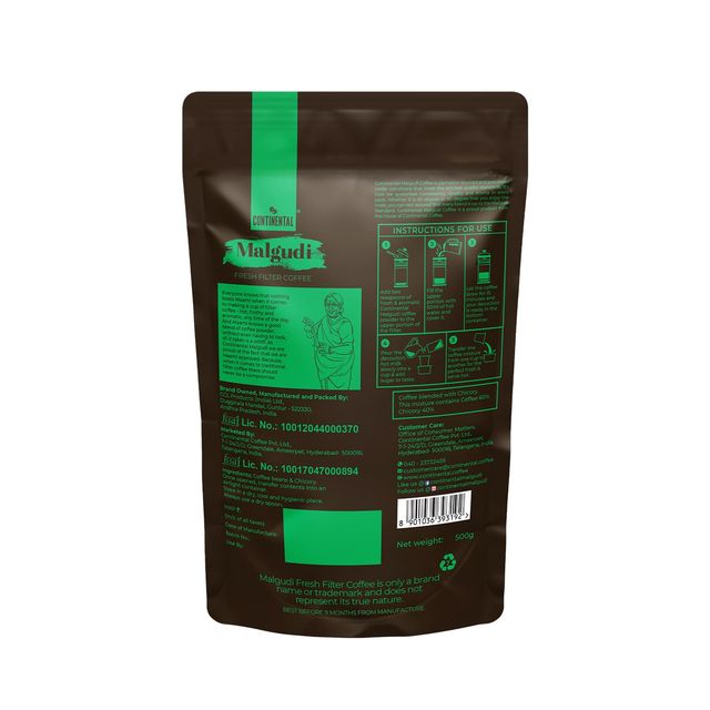 Continental Malgudi 60 Degree Filter Coffee - Pouch