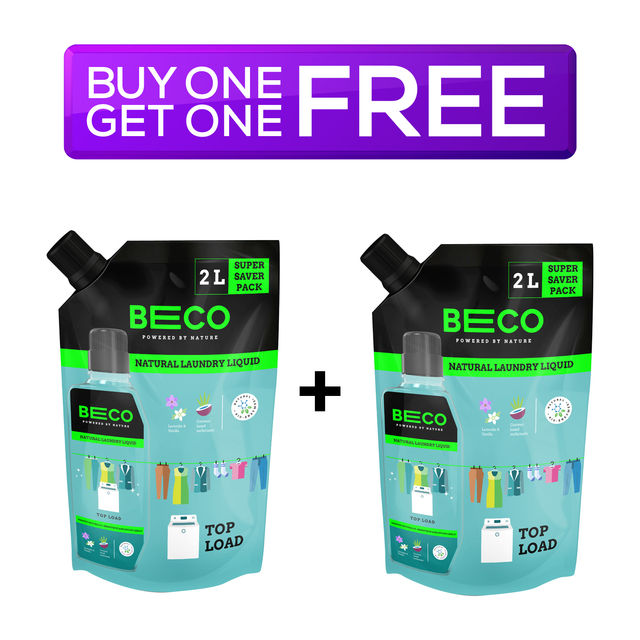 Beco Top Load Laundry Liquid Detergent Refill Pack 2 l Combo