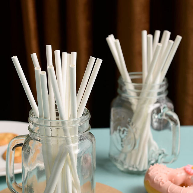 Ezee Disposable Paper Straws - 8 mm