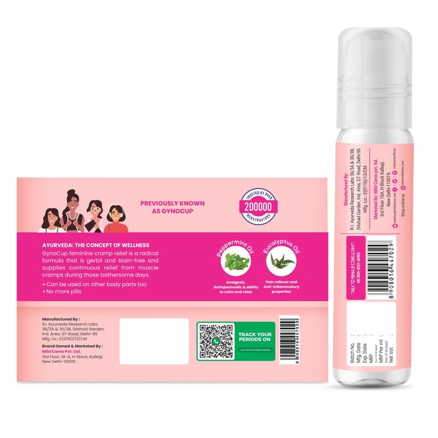 Mildcares Period Cramp Relief Roll On | Pack Of 2