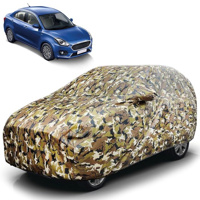 Autofy Defo Car Cover For Maruti Suzuki Swift Dzire | Year 2017 Onwards - Flock Layer Inside