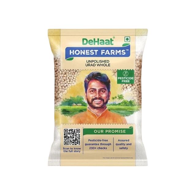 Dehaat Honest Farms Unpolished Urad Whole