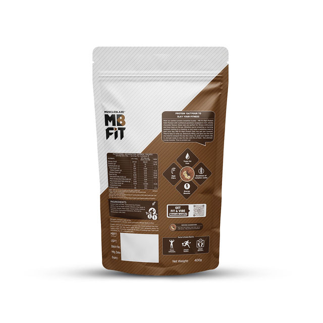 MuscleBlaze Fit High Protein Oats (Dark Chocolate)