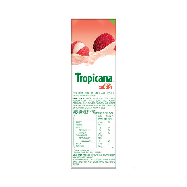 Tropicana Delight Litchi Fruit Juice