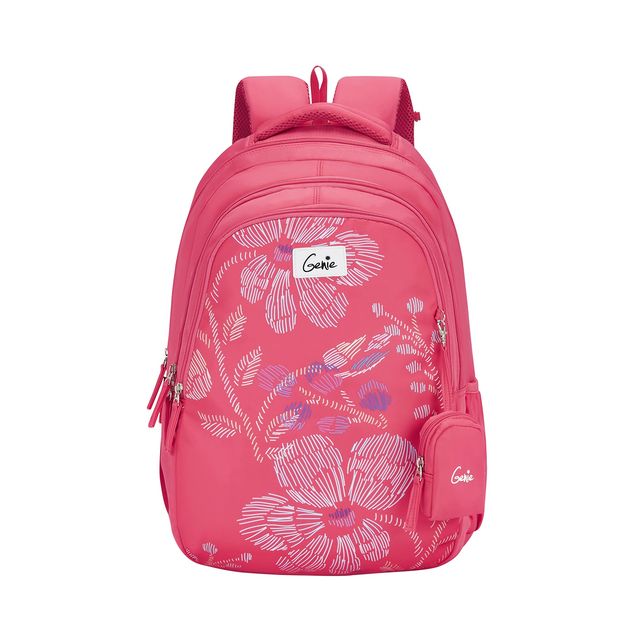Genie Women's Nylon 36 L Backpack | Pink - 19 Inches