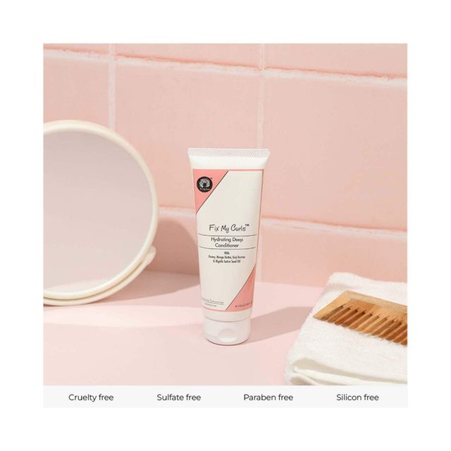 Fix My Curls Hydrating Deep Conditioner Silicone Free Damage Repair With Mango & Shea Butter