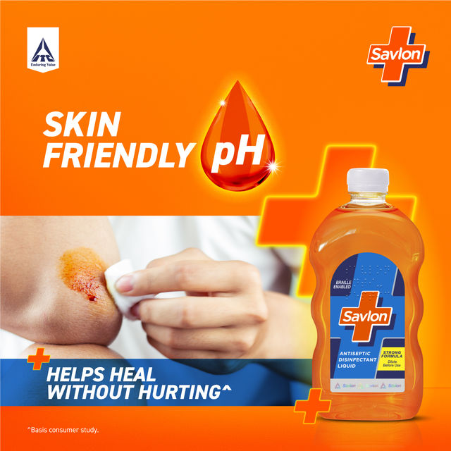 Savlon Antiseptic Disinfectant Liquid for First Aid, Personal & Home Hygiene