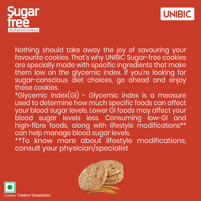 UNIBIC Sugar Free Multigrain Cookies
