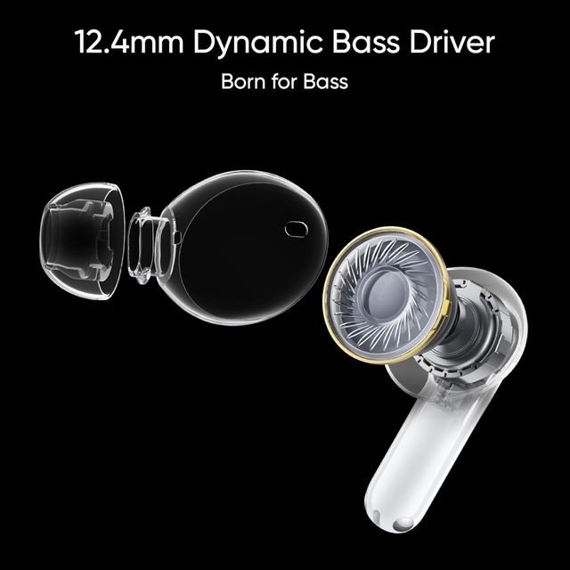 realme Buds T300 TWS Earbuds (Stylish Black)