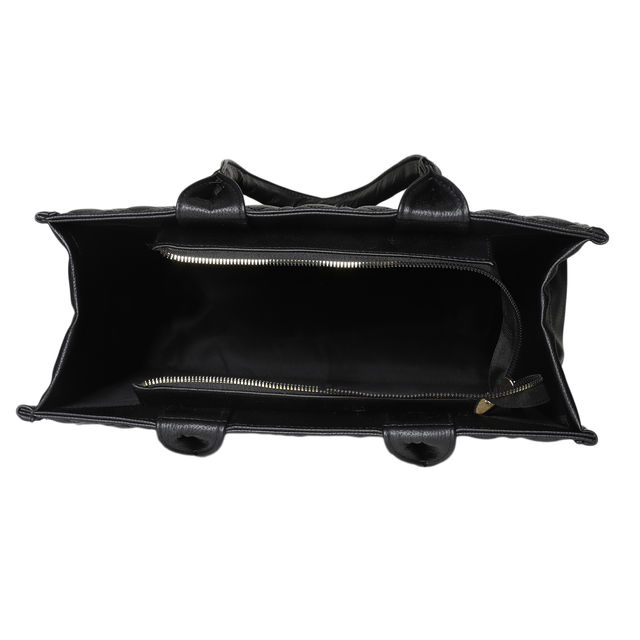 Mini Wesst Women's Quilted Faux Leather 1.5 L Sling Bag | Black - Regular