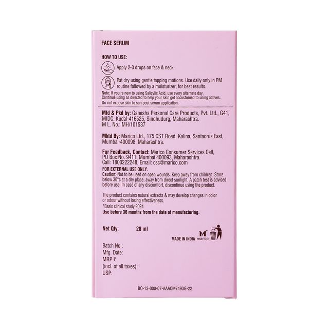 Puresense 2% Salicylic Acid Face Serum Bha Based Exfoliant Guava For Acne Prone Oily Skin