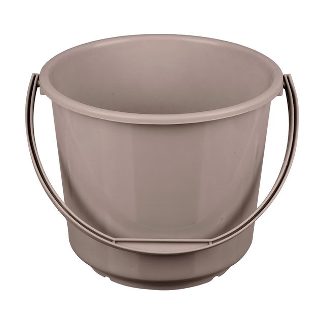 Kuber Industries Plastic Bucket for Cleaning & Storage|Plain Bucket|5 L|Pack of 2|Multi