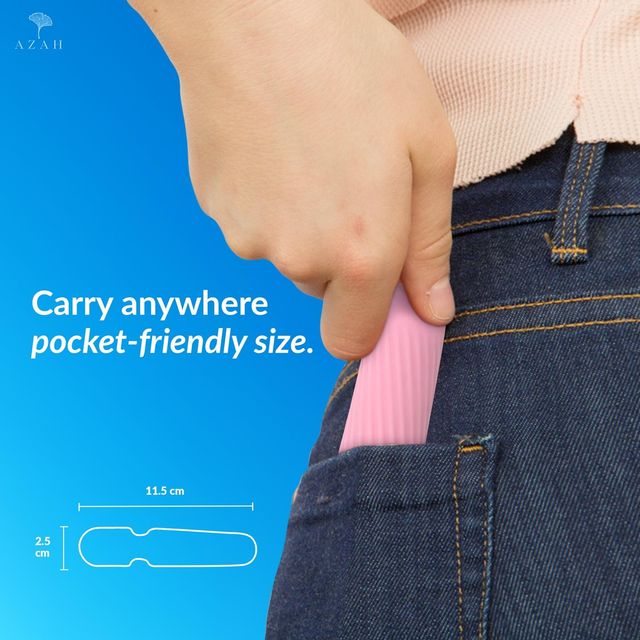 Azah Personal Mini Massager | Flexible Head | Waterproof | 10 Vibration Speeds & Patterns