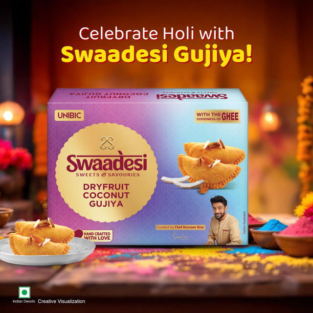 UNIBIC Dryfruit Coconut Gujiya By UNIBIC Swaadesi