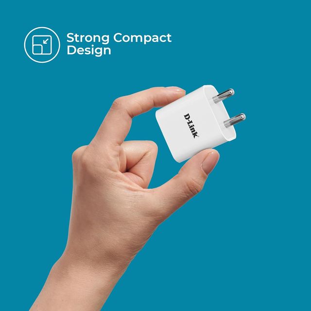 D-Link 20W Dual Port Fast Charger Type-C & USB-A - White