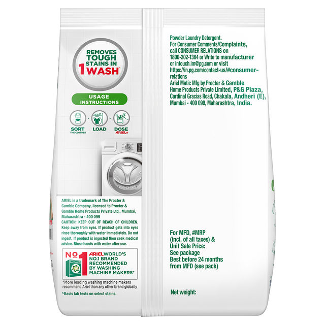 Ariel Matic Front Load Detergent Powder