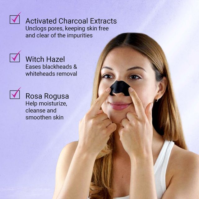 Sotrue Aloe Vera & Activated Charcoal Nose Pore Deep Cleansing Strips