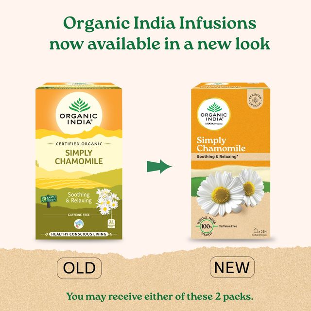 Organic India Simply Chamomile Organic Herbal Tea
