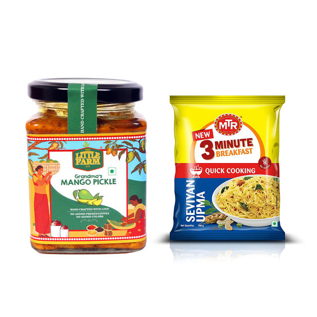 Tlfc Mango Pickle(250gms) & Mtr Seviyan Upma(160gms) Combo